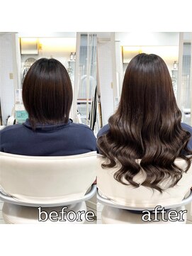 ヴォーグ(VOGUE) ショートからシールエクステで自然なロング☆