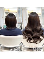 ヴォーグ(VOGUE) ショートからシールエクステで自然なロング☆