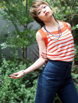 リブロ 三軒茶屋(LIBRO) カジュアル系×ウルフカット