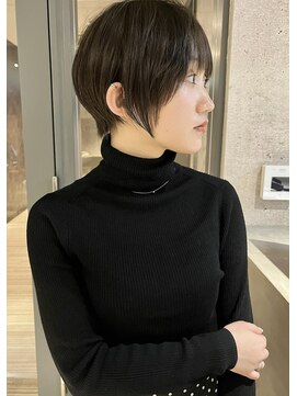 アンダーバーホワイト 芦屋店(_WHITE) 大人可愛い20代30代40代インナーカラー小顔ウルフレイヤーボブ