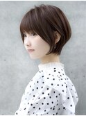 前髪あり大人小顔ショート30代40代50代【AIN.表参道】川原