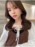 大人可愛いフェイスレイヤー内巻きくびれヘア【肥田亜沙美】
