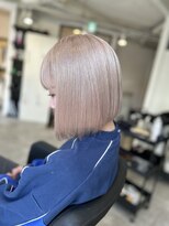 ラフ 難波店(LAFF)&nbsp;#黒髪#ボブルフ#ネビージュ#小顔#ワンレン