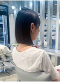 切りっぱなしボブ×艶髪A34