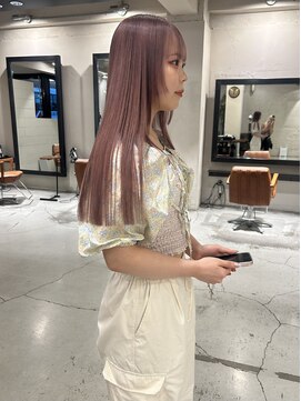 ディーカヘアー(Di KA HAIR) ピンクベージュ/YUDA/@dattyon