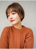 【GEEKS渋谷】小顔/マッシュショート/冬ヘア/キャラメルベージュ