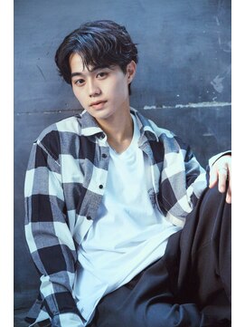 ラッドバイプティパ(rad...by petit-pas) 水戸/メンズ/センターパート/無造作/ニュアンスパーマ