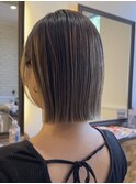切りっぱなしボブ