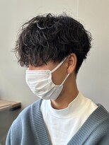 シャドウパーマメンズカットスパイラルパーマツイスパ波巻き