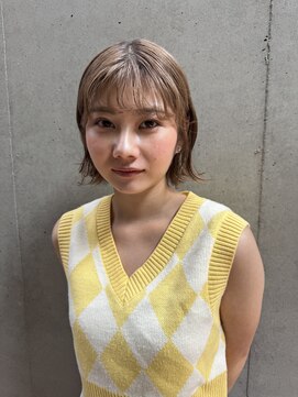 アメリ バイ アピッシュ(Amelie by apish) ボブパーマデジタルパーマゆるめパーマ外はねボブ