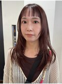 前髪カット/顔まわりレイヤー/レイヤーカット/大阪/梅田