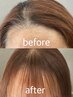 『前髪の割れ浮き癖改善』クロスパーマ+カット+TR ¥8800