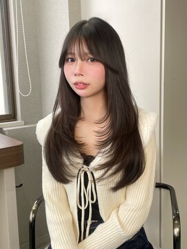 ボタン ハカタ(VOTAN hakata) レイヤーカット/オリーブブラウン