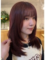 ドルセ(Dulce)&nbsp;ミディアムレイヤー×暖色カラー