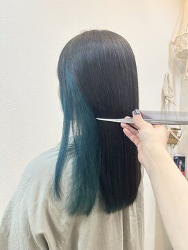 アディクト 綾瀬(ADDICT) 【ADDICT_MAYA】グリーンイインナーカラー