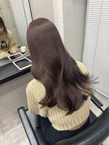 シーク 天神(SEEK)&nbsp;ピンクベージュ/ブリーチ無し/ダブルカラー/トリートメント