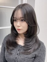 イミュ(IMMU)&nbsp;【Aika】韓国ヘア/レイヤーカット/顔周りカット/透明感カラー