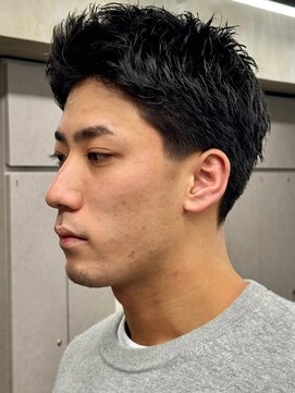 ニコトウキョウ 新宿(nico TOKYO) 刈り上げアップバングスパイキーショートパーマスパイラルパーマ
