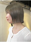 顎下2センチ切りっぱなしbob