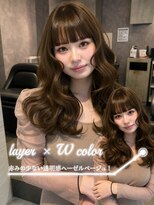 エルバイラビス 大宮(elu by lovis)&nbsp;《巴結生》ヘーゼルベージュ/ブリーチなしダブルカラー