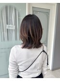 鎖骨ミディアムレイヤー