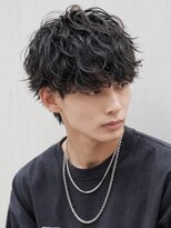 エイド 本店(aid)&nbsp;波巻きスパイラルパーママッシュショート刈り上げツーブロック