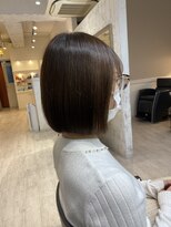 アリーズ シブヤ(ALLYS shibuya)&nbsp;ぱっつんボブ×王道ブラウン