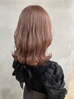 ヘアーサロンウル(hair salon ulu)&nbsp;ブリーチ2回目ピンクベージュ