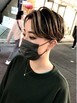 ヨッカ(YOCCA) ハンサムショート バレイヤージュ