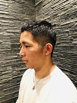 プレミアムバーバー 赤坂店(PREMIUM BARBER produce by HIRO GINZA) ショート×バーバースタイル