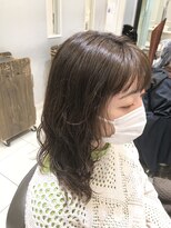 ネオリーブギンザ 銀座店(Neolive GINZA)&nbsp;髪質が柔らかく見えるカーキグレージュと低温デジパヘア