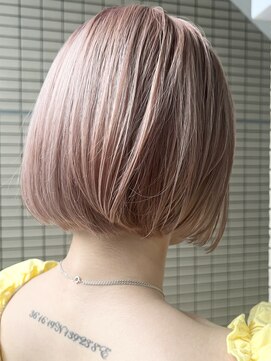 ウィルゴ(VIRGO) ミニボブ×ベビーピンク/ケアブリーチ