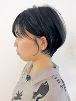 アイティーバイアルバム 松戸店(IT by ALBUM) ミニショート_グレージュカラーボブウルフ_ba402121