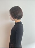 丁寧なショートボブ。/ニュアンスカラー/ヘルシースタイル