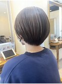ツヤかわいい♪イルミナショートボブ♪