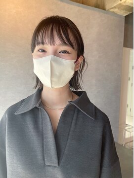 イトシテ アッシュグレージュ×フルバングボブ【本多身和子】