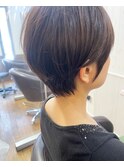 大人美人ショートボブ【艶白髪染め、エイジングケア、花園】