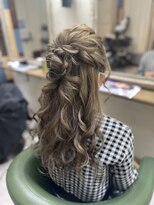 イリゼ(IRISE)&nbsp;【ナイトセット】ハーフお団子アレンジ　担当　木曽