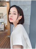 小顔効果◎前下がりボブ/髪質改善