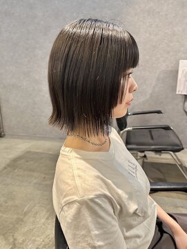 イトシテ 外ハネボブ×オリーブアッシュ　【鎌田　隆雅】