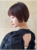 ショート/小顔ショート/ショートボブ/顔周りカット/銀座一丁目
