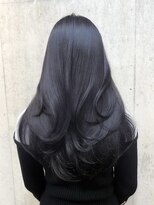 サイン 渋谷(SIGN)&nbsp;レイヤーカットイヤリングカラーインナーカラーケアブリーチ