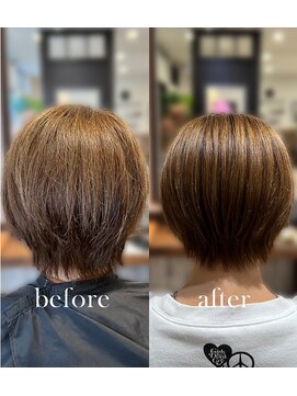 ゴデーレ(GODERE) まるみショート髪質改善酸性ストレート大人可愛いナチュラル