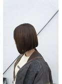 ナチュラルボブ-切りっぱなしボブ-ストレートボブ20代30代40代