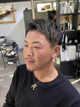 アルカナ 明治神宮前原宿(ARCANA) ハイライト マッシュパーマ ウルフ アッシュブラック