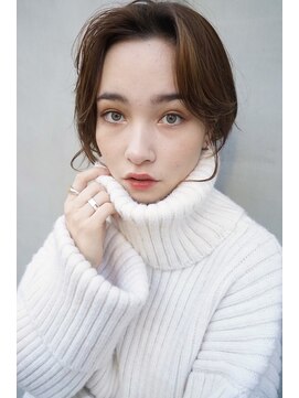 リフ バイ ローバー(Riff by ROVER) ブラウンカラー/顔周りカット/原宿