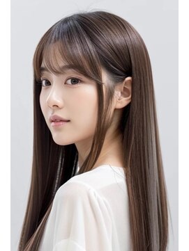 ロアゾブルーミュージアム(L'oiseau Bleu museum) レイヤーを入れてまとまりのあるストレートスタイル