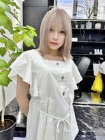 チュダック(ChuDuck)&nbsp;韓国風《ミルクティー》ハイトーン/ケアブリーチ/ダブルカラー