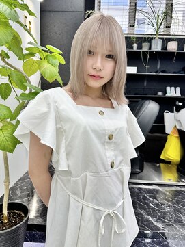 チュダック(ChuDuck) 韓国風《ミルクティー》ハイトーン/ケアブリーチ/ダブルカラー