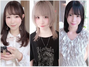 インク ヘアーデザイン(inc. hair design)の写真/【上人橋/天神/警固】可愛くなれると学生さんから大人気♪個性や持ち味を活かすスタイルを実現します!!